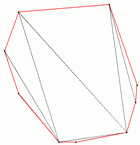 Example of Furthest Side Delaunay Triangulation